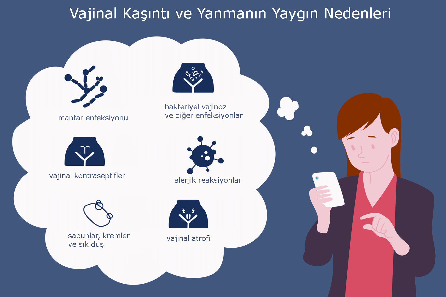 Vajina kaşıntısı nedenleri